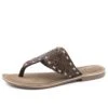 ROPER Women's Brown Hand Tooled Sandal -Caboot Store 0902106072882