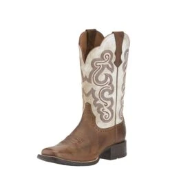 Ariat Quickdraw Women's Western Boot 10 Ariat Quickdraw Women's Western Boot -Caboot Store 10015318 3 4 front