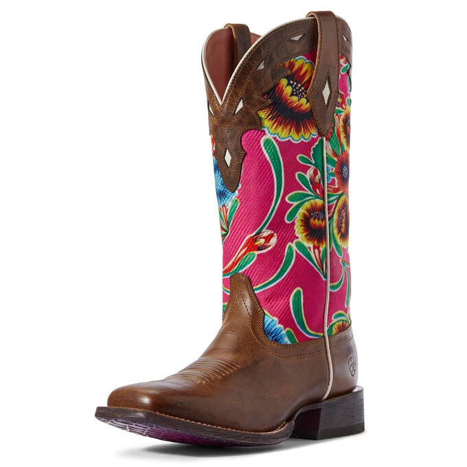 Ariat Women's Pink Circuit Champion Square Toe Boot 3 Ariat Women's Pink Circuit Champion Square Toe Boot