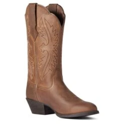 Ariat Women's Heritage R Toe StretchFit Western Boot -Caboot Store 10038380 medial