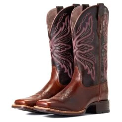Ariat Women's Edgewood Dark Luggage Boots 12 Ariat Women's Edgewood Dark Luggage Boots -Caboot Store 10040350 pair