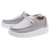 Heydude Hey Dude Wendy Rise Grey Lines -Caboot Store 121943232 hey dude womens wendy rise grey lines shoes footwear kowear 02 22964