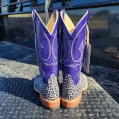 Ladies Anderson Bean Black And White Elephant Boots -Caboot Store 20221017 141026