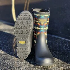 Pendleton Tucson Black Rain Boots -Caboot Store 20221221 153601