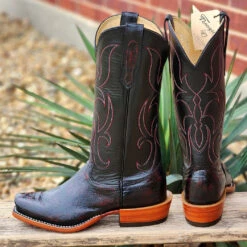 Ladies Fenoglio Black Cherry Smooth Ostrich 10 Ladies Fenoglio Black Cherry Smooth Ostrich -Caboot Store 20230323 134508