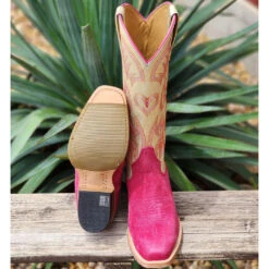 Macie Bean Hot Pink Square Toe Boots 8 Macie Bean Hot Pink Square Toe Boots -Caboot Store 20230522 140744