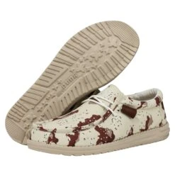 Heydude Hey Dude Men's Wally Ripstop D Camo -Caboot Store 40004 979 WALLYCAMOUFLAGE DESERTCAMO PAIRBOTTOM
