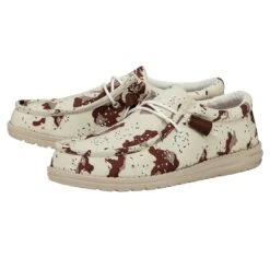 Heydude Hey Dude Men's Wally Ripstop D Camo -Caboot Store 40004 979 WALLYCAMOUFLAGE DESERTCAMO PAIRSIDE