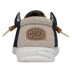 Heydude Hey Dude Men's Wally Eco Sox Orion Blue -Caboot Store 40008 4MT WALLYSTRETCH ORIONBLUE RIGHTBACK