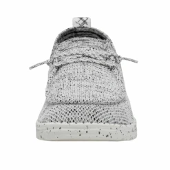 Heydude HEY DUDE WALLY HALO STONE WHITE -Caboot Store 40014 1KA WALLYHALO STONEWHITE LEFTFRONT