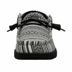 Heydude Hey Dude Wally Serape Black Gravel -Caboot Store 40017 0YB WALLYSERAPE BLACKGRAVEL LEFTFRONT