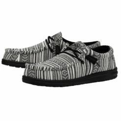 Heydude Hey Dude Wally Serape Black Gravel