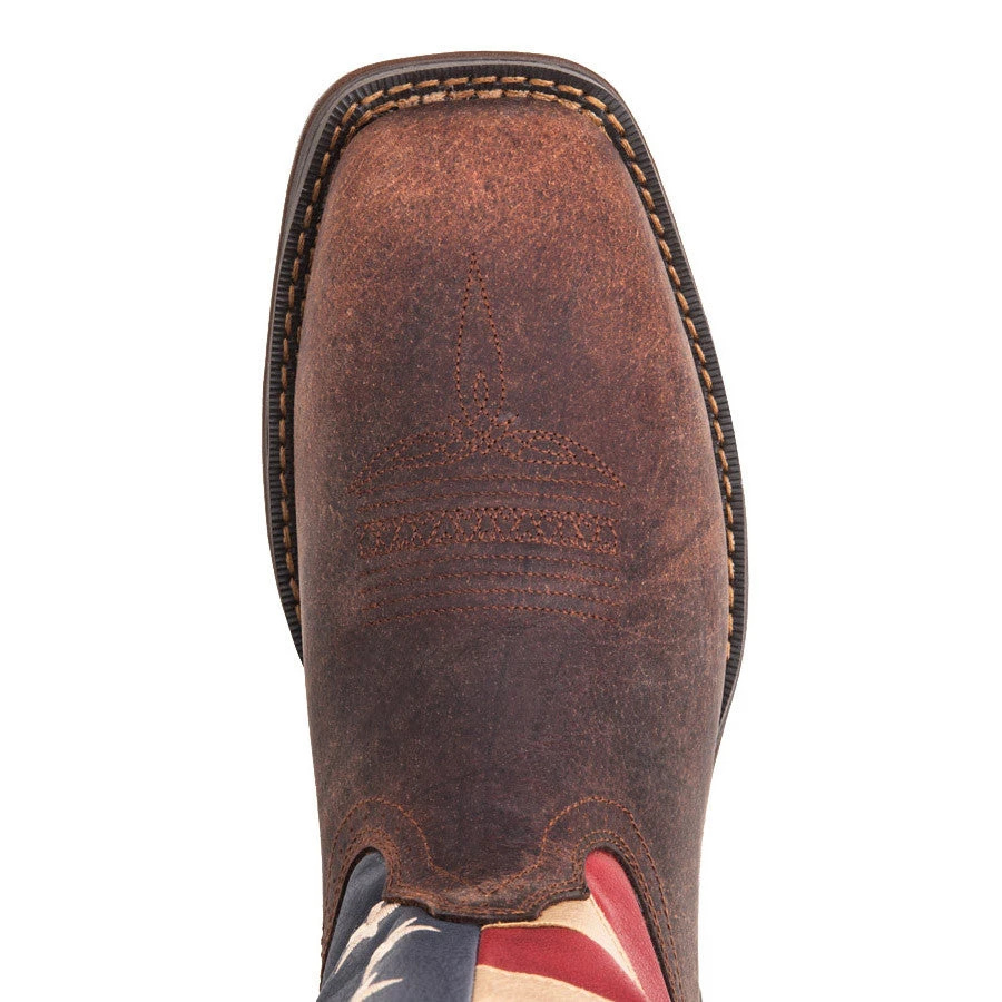 Durango Men's Patriotic Flag Square Toe Boots 4 Durango Men's Patriotic Flag Square Toe Boots - Image 2