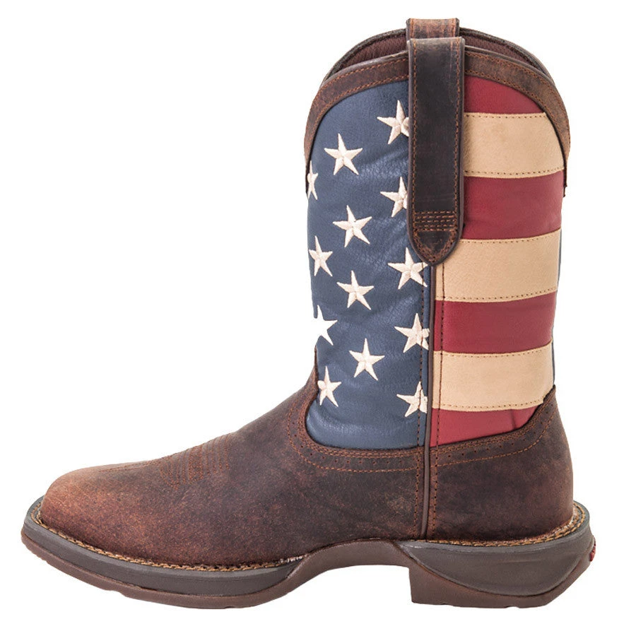 Durango Men's Patriotic Flag Square Toe Boots 3 Durango Men's Patriotic Flag Square Toe Boots
