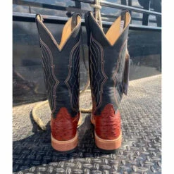 Anderson Bean Almond Full Quill Ostrich Boots -Caboot Store IMG 6729