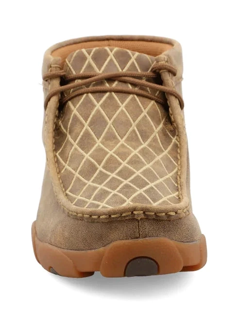 Twisted X Men's Tan Crisscross/Diamond Pattern Driving Moc 7 Twisted X Men's Tan Crisscross/Diamond Pattern Driving Moc - Image 5