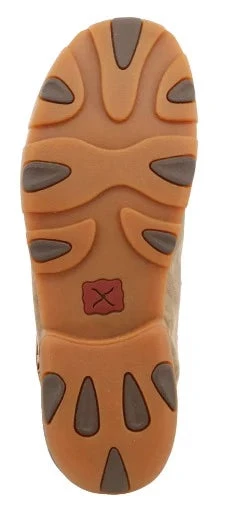 Twisted X Men's Tan Crisscross/Diamond Pattern Driving Moc 6 Twisted X Men's Tan Crisscross/Diamond Pattern Driving Moc - Image 4