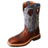 Twisted X Distressed Peanut And Navy Work Boot 1 Twisted X Distressed Peanut And Navy Work Boot -Caboot Store MLCW016.01