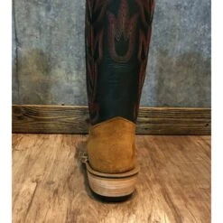 Olathe Hickory Smoked Bacon Boar Hide Boots -Caboot Store PUNCHY HEEL
