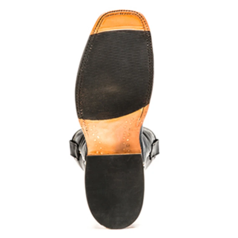 Rios Of Mercedes, Black Smooth Quill Ostrich Square Toe 7 Rios Of Mercedes, Black Smooth Quill Ostrich Square Toe - Image 5