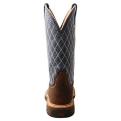 Twisted X Brown And Blue Composite Toe Boots -Caboot Store WXBN001 6