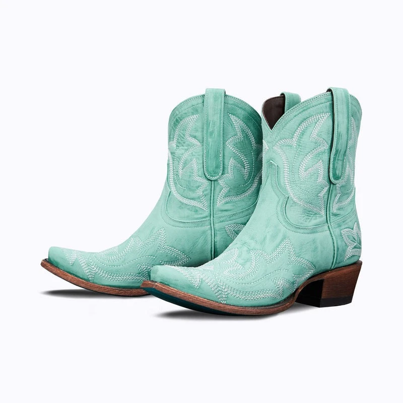 Lane Saratoga Turquoise Bootie 3 Lane Saratoga Turquoise Bootie
