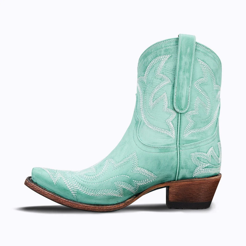 Lane Saratoga Turquoise Bootie 5 Lane Saratoga Turquoise Bootie - Image 3