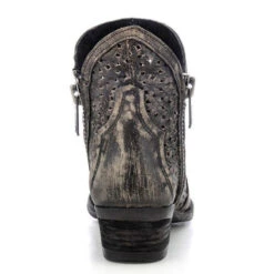 Corral Boots Corral's Circle G Brand- Black And Grey Shorty Boots 9 Corral Boots Corral's Circle G Brand- Black And Grey Shorty Boots -Caboot Store q0001 4